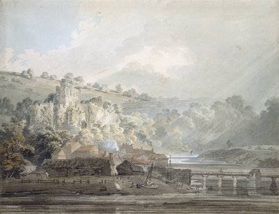 View of Chepstow, Monmouthshire by Thomas Girtin